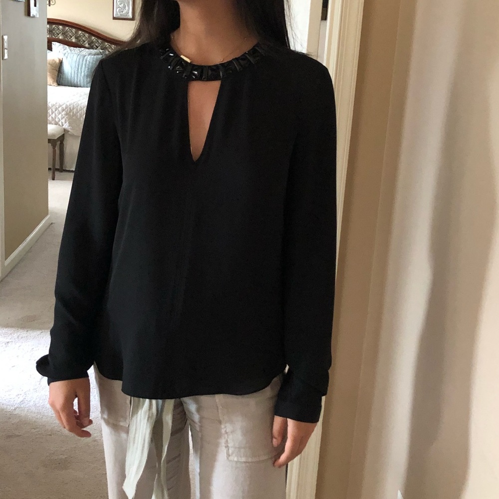 Bcbgmaxazria Small black blouse - new!